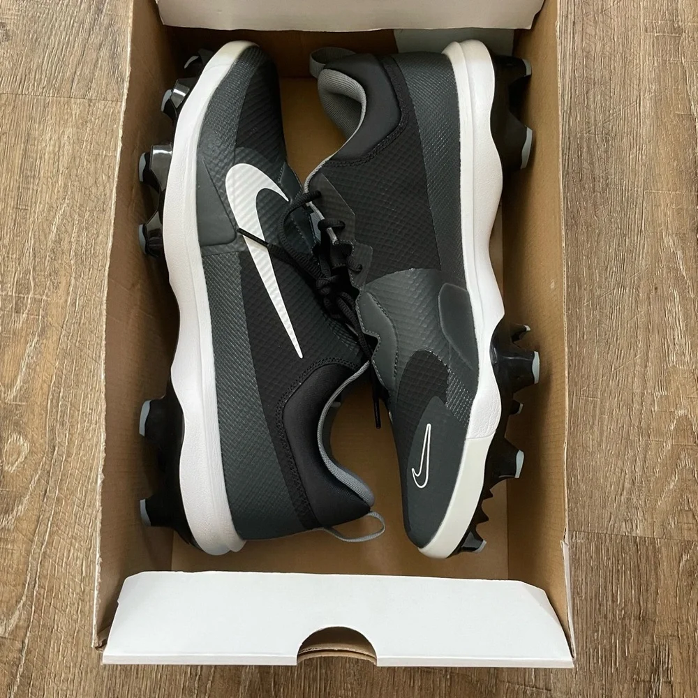 Nike Mens Force Trout 9 Pro MCS Baseball Cleats Black Sz 15 FB2908-001